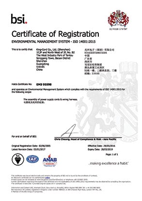 king-cord-bsi-certificate