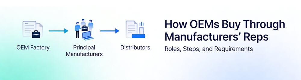 How OEMs Buy Through Manufacturers’ Reps: Roles, Steps, and Requirements.
