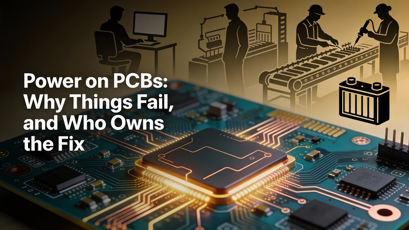 Power on PCBs: Why Things Fail, and Who Owns the Fix